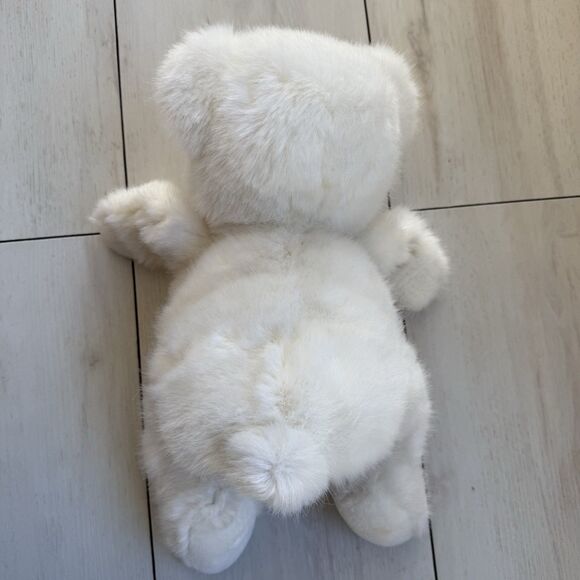 Vintage Mervyn’s Playful Pals Puppet White Puppy Dog Or Polar Bear - Picture 6 of 11